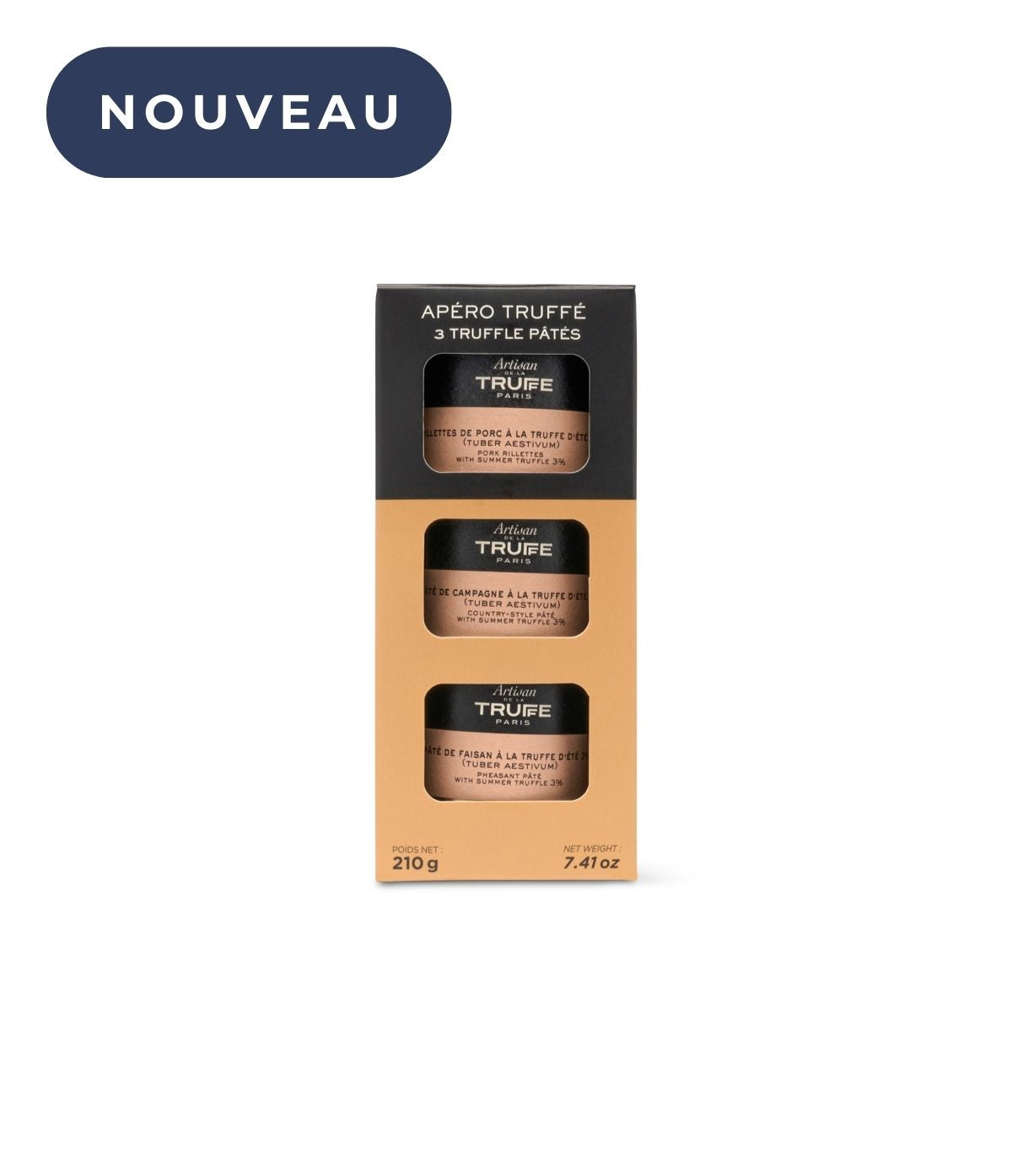 apéro truffé trio pâtés rillettes apéritif
